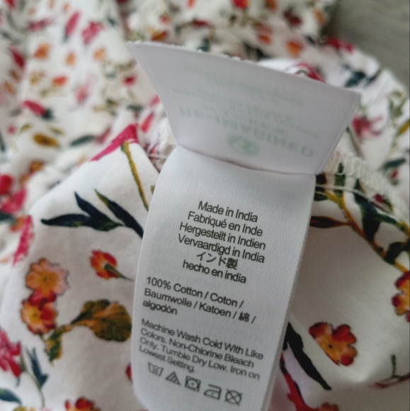 J. Crew Smocked Puff Sleeve Poplin Midi Dress In Vintage Floral S - Picture 8 of 15